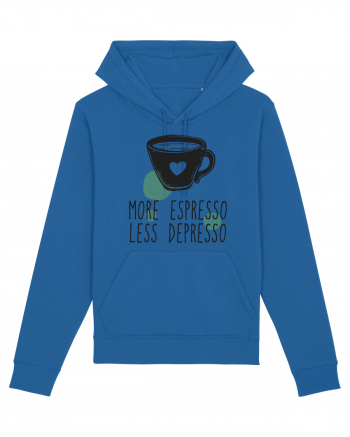 More Espresso Less Depresso Royal Blue