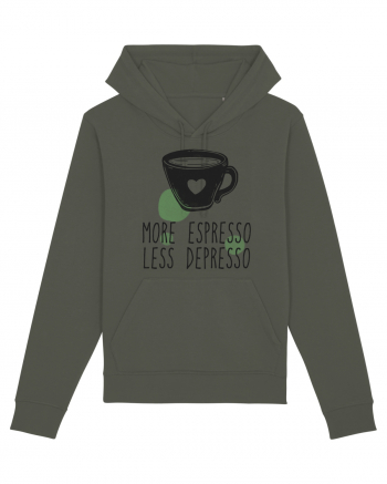 More Espresso Less Depresso Khaki