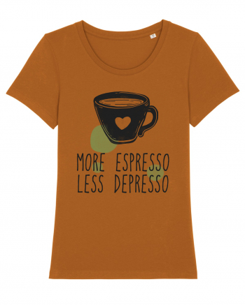 More Espresso Less Depresso Roasted Orange