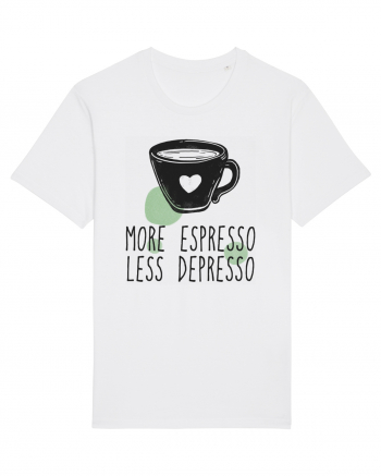 More Espresso Less Depresso White