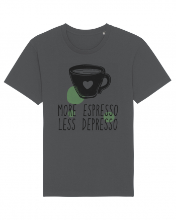 More Espresso Less Depresso Anthracite