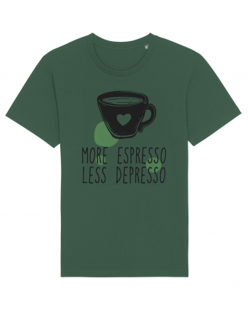 More Espresso Less Depresso Bottle Green