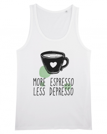 More Espresso Less Depresso White