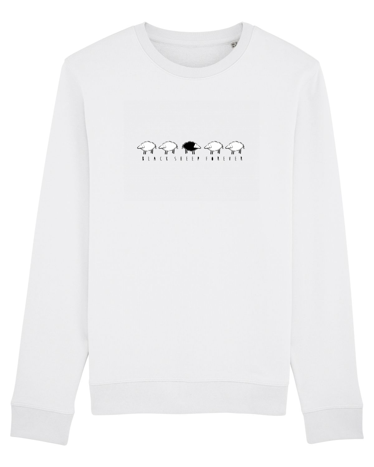 Bluză mânecă lungă Unisex Rise White