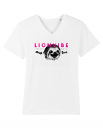 Lion vibe Tricou mânecă scurtă guler V Bărbat Presenter