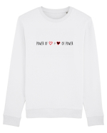 Power of love Bluză mânecă lungă Unisex Rise