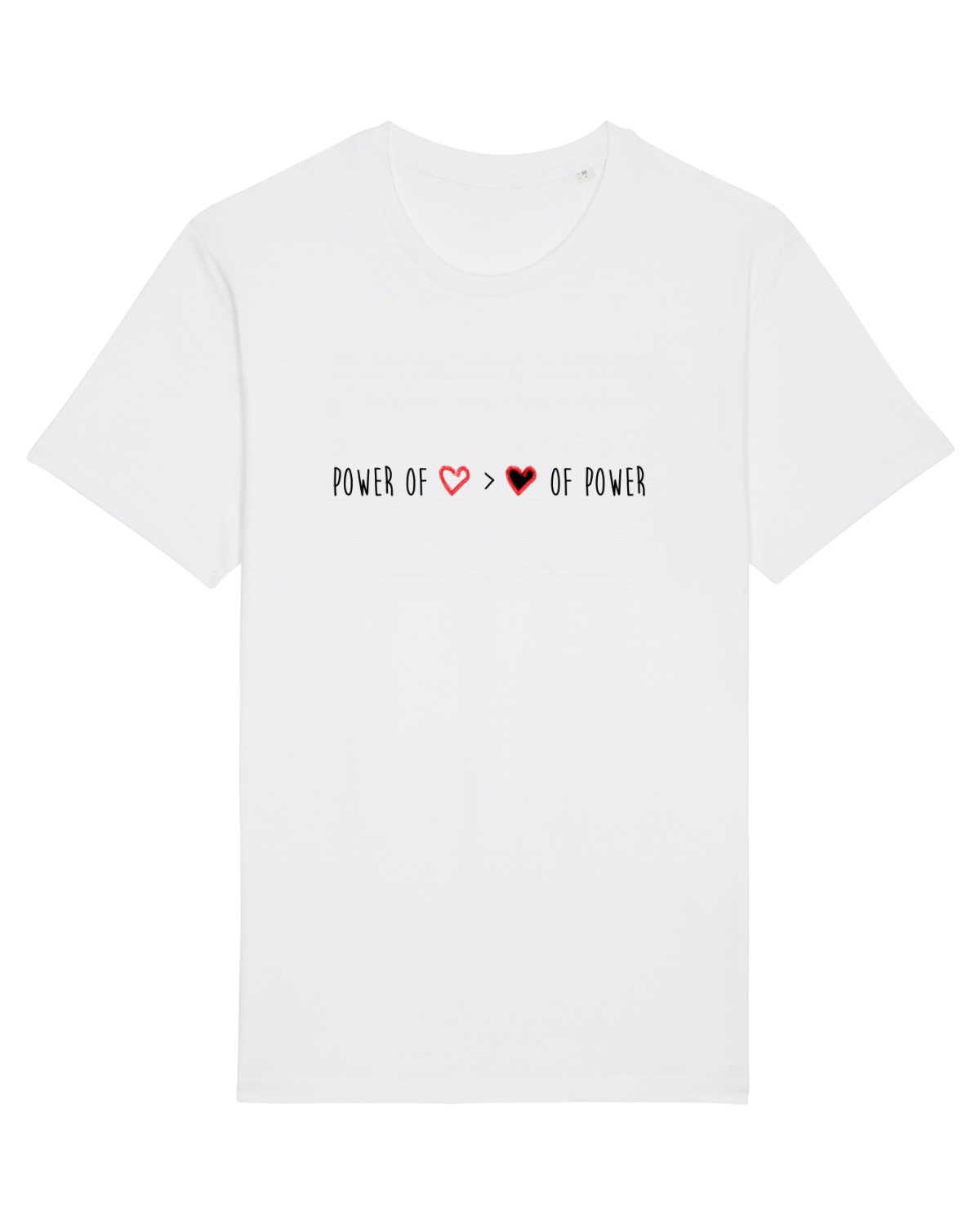 Tricou mânecă scurtă Unisex Rocker White
