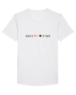 Power of love Tricou mânecă scurtă guler larg Bărbat Skater