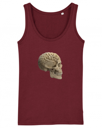 Craniu (cu creier) skullbrain 02 Burgundy