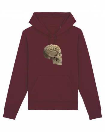 Craniu (cu creier) skullbrain 02 Burgundy