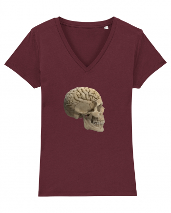 Craniu (cu creier) skullbrain 02 Burgundy