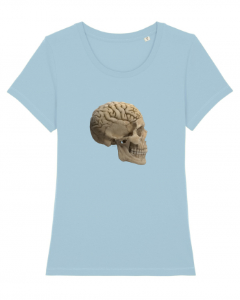 Craniu (cu creier) skullbrain 02 Sky Blue