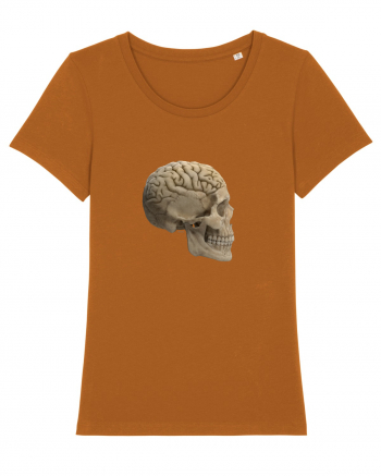 Craniu (cu creier) skullbrain 02 Roasted Orange