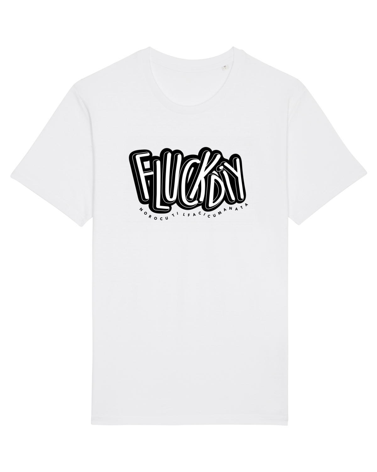 Tricou mânecă scurtă Unisex Rocker White