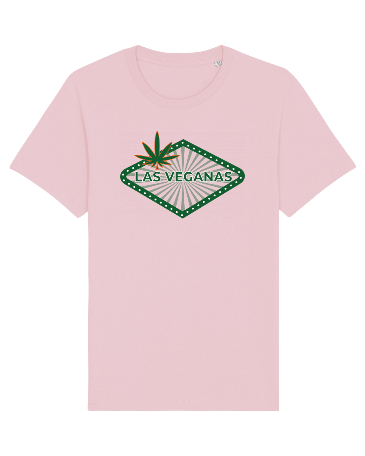 Tricou mânecă scurtă Unisex Rocker Cotton Pink