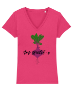 Am sfeclit-o Tricou mânecă scurtă guler V Damă Evoker