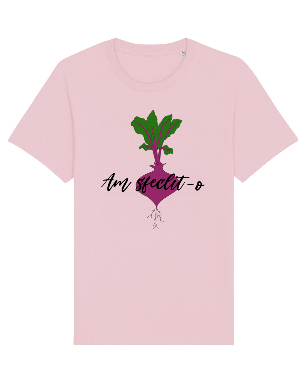 Tricou mânecă scurtă Unisex Rocker Cotton Pink