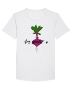 Am sfeclit-o Tricou mânecă scurtă guler larg Bărbat Skater