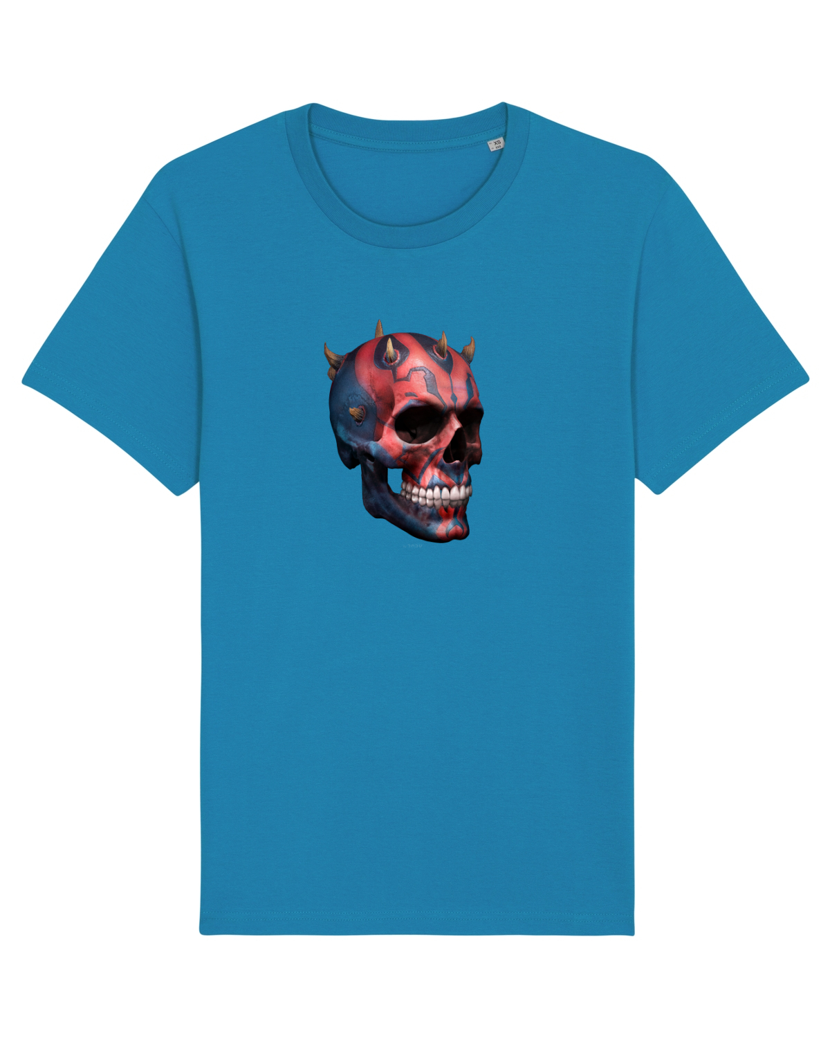 Tricou mânecă scurtă Unisex Rocker Azur