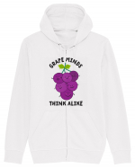 Grape Minds Think Alike Hanorac cu fermoar Unisex Connector