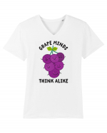 Grape Minds Think Alike Tricou mânecă scurtă guler V Bărbat Presenter