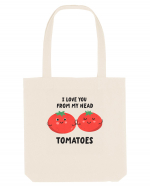 I Love You From My Head Tomatoes Sacoșă textilă