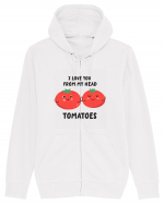 I Love You From My Head Tomatoes Hanorac cu fermoar Unisex Connector