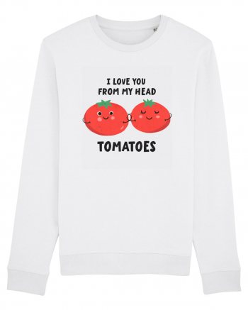 I Love You From My Head Tomatoes White