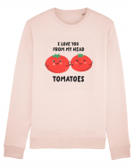 I Love You From My Head Tomatoes Bluză mânecă lungă Unisex Rise