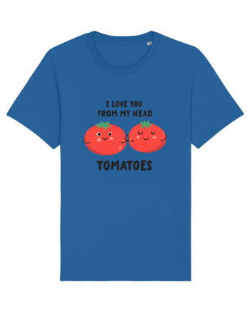 I Love You From My Head Tomatoes Royal Blue