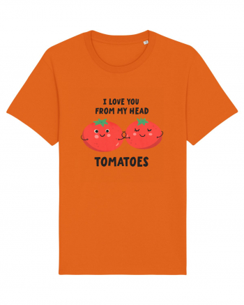 I Love You From My Head Tomatoes Bright Orange