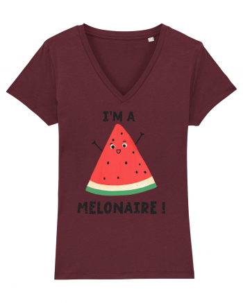 I'm a Melonaire! Burgundy