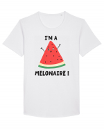 I'm a Melonaire! Tricou mânecă scurtă guler larg Bărbat Skater