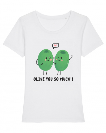 Olive You So Much! White