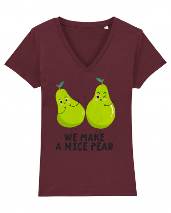 We Make A Nice Pear Burgundy