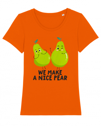 We Make A Nice Pear Bright Orange