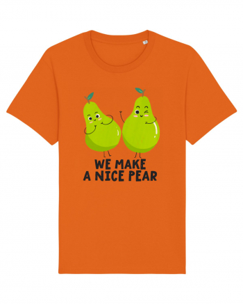 We Make A Nice Pear Bright Orange