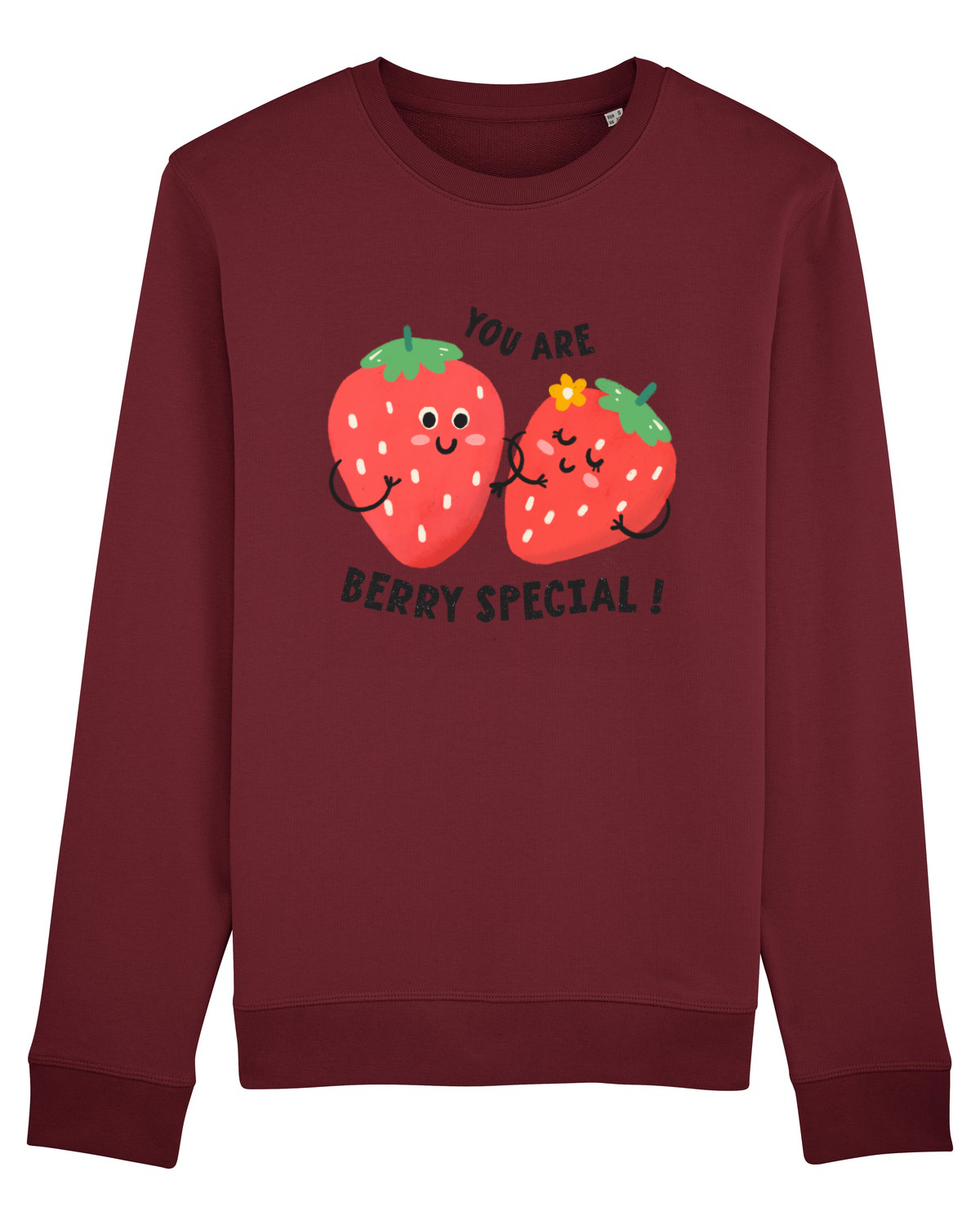 Bluză mânecă lungă Unisex Rise Burgundy