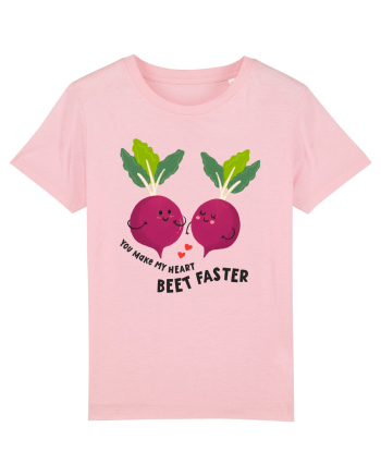 You Make My Heart Beet Faster Cotton Pink