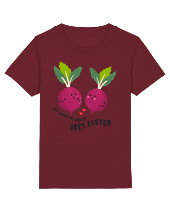 You Make My Heart Beet Faster Burgundy