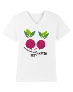You Make My Heart Beet Faster Tricou mânecă scurtă guler V Bărbat Presenter