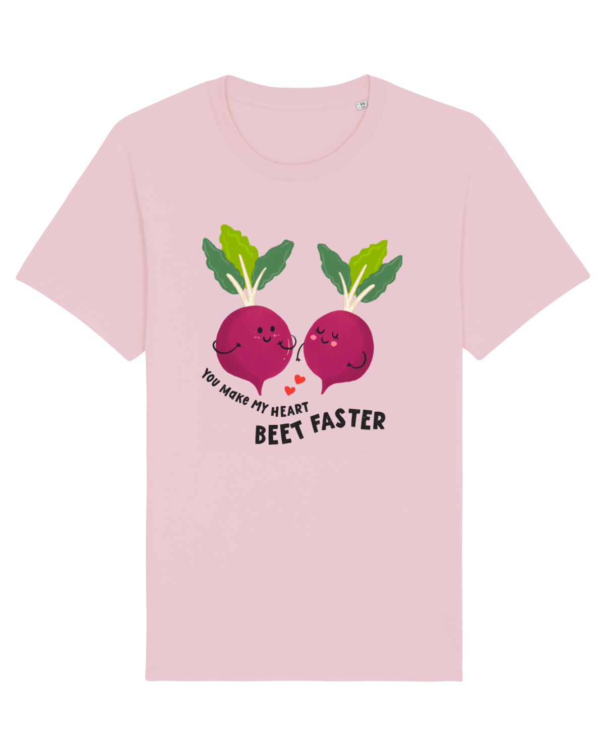 Tricou mânecă scurtă Unisex Rocker Cotton Pink