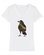 Crow Nature Tricou mânecă scurtă guler V Damă Evoker