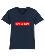 Own ya shit Tricou mânecă scurtă guler V Bărbat Presenter