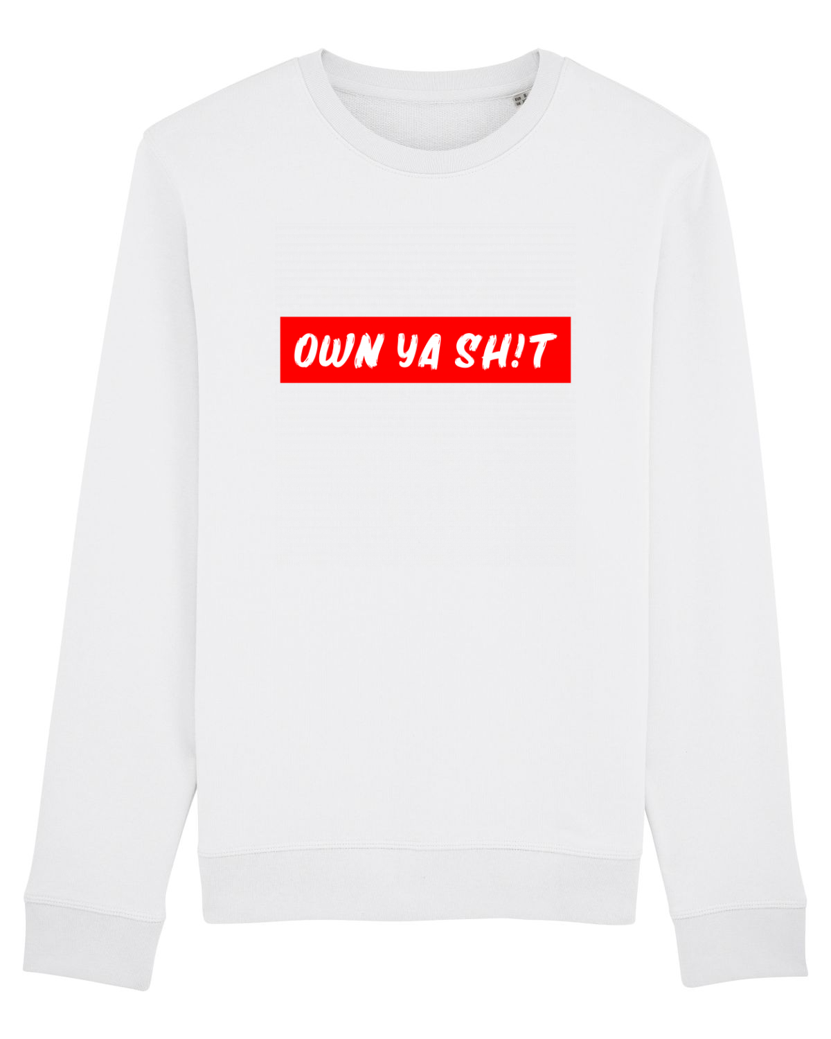 Bluză mânecă lungă Unisex Rise White