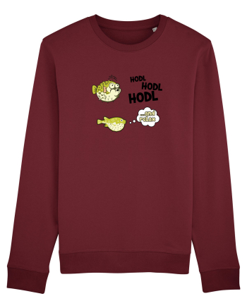 HODL HODL HODL Burgundy