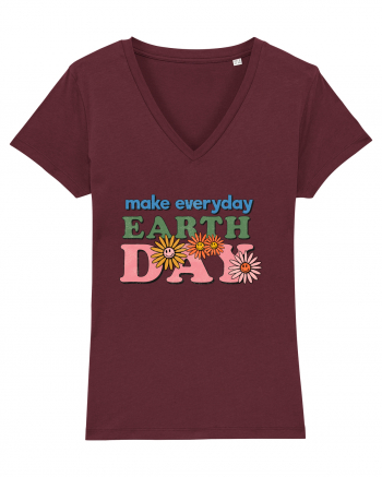 Make Everyday Earth Day Burgundy