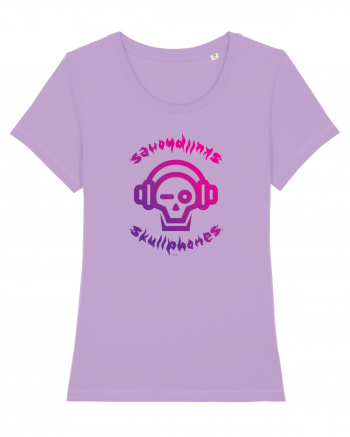 Craniu cu casti - skullphones logo Lavender Dawn