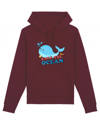 Save the Ocean Burgundy