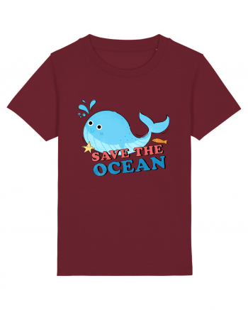 Save the Ocean Burgundy